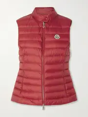 [Moncler] Moncler - Igens Quilted Padded Shell Down Vest - Red - 2 2 Red