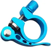 Bike Seatpost Clamp Lock 34.9mm Aluminum Alloy Quick Release for Road Bike