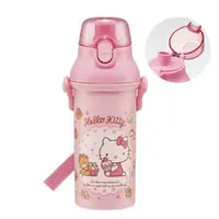 在飛比找PChome24h購物優惠-Hello Kitty 兒童彈蓋直飲水壺 480ml Ag+