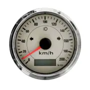 Vintage Beige GPS Speedometer KPH IP67 Hot Rod Ford Chev Holden Custom
