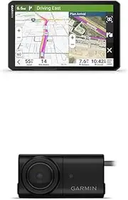 Garmin dēzl™ LGV820 w. BC™ 50 Wireless Backup Camera with Night Vision, License Plate Mount and Bracket Mount Bundle
