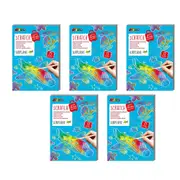 5PK Avenir Mini Scratch Book Airplane Art & Craft Toys 10x14cm Kids Kit 3y+