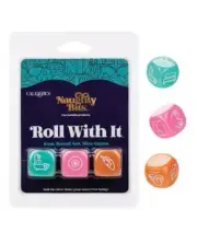 CalExotics Naughty Bits Roll with It Icon-Based Sex Dice Game Couple Adult Play