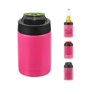 12oz Stainless Steel Can Cooler Insulated Regular Cans Bottles, Rose, 1 Pcs