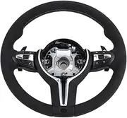 Full Leather Steering Wheel，Compatible With BMW F10 F30 F15 F20 F32 F15 F48 F52 F87 F82(M5)