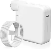 Mac Charger for 2022-2025 MacBook Air 13 15 inch M4 M3 M2 M1, MacBook Pro 14 inch 2021 2023 2024 M4 M3 Pro/Max, 96W USB C Power Adapter, 2M USB C to Magnetic 3 Braided Cable Original Quality