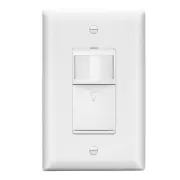 Motion Sensor Switch with Wall Plate, PIR Sensor Light Switch, Occupancy & Va...