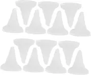 DOITOOL 12pcs Reusable Ceramic Refractory Support Nails Durable Pottery Kiln Accessories Firing Tool for Pottery Crafts and Projects