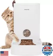 PAWGETHER® Gravity Cat Feeder, Self-Dispensing Dog Food Dispenser, Pet Food S