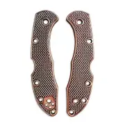 Old Classic Dark Cherry - Spyderco Delica 4 Knife Scales