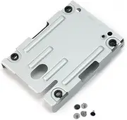 Gatuida HDD Mounting Bracket Made 2.5in Drives for Slim Sturdy Metal Heat-reducing Design 3.9x2.96x0.59in