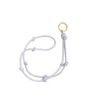 Logo key chain One size White