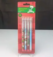 Peanuts Multi-Point Christmas Pencils No. 2 Lead Multipoint 4 Pack NOS Misprint