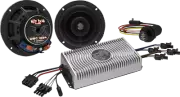 Wild Boar Front 6.5" Speaker & Bluetooth Amp Kit for 2019-2022 Harley FLHTI