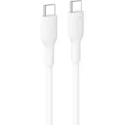 Belkin BoostCharge USB-C 60W 2.0 PCR Cable 1m (White)