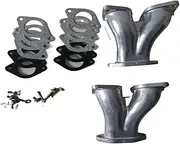INLET MANIFOLD，2x 40, 44 IDF Solex Fajs Empi,Compatible With Weber Dellorto DRLA CARBURETTOR INLET MANIFOLD Induction Pipe Intake Pipe Gaskets Kit