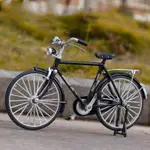 復古二八大槓腳踏車模型仿真合金經典懷舊玩具男腳踏車擺件禮盒裝