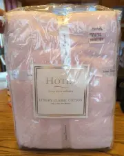 Brand New Hotel Collection Twin Cotton Blanket Baby Light Pink