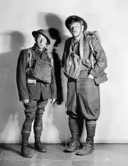 Actors Raymond Hatton As Shorty Mckee And Wallace Beery As Riff 1926 OLD PHOTO