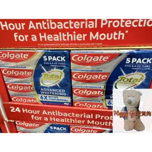 Colgate toothpaste高露潔全效潔白牙膏 181公克，5入 好市多代購COSTCO