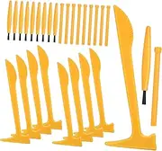 Kisangel 1 Set Dig Tool Set Excavation Dig Kit with Hammer Nails and Brush for Dinosaur Excavation Play Ergonomic Design for Easy Control and Use