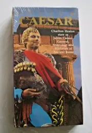 1992 JULIUS CAESAR of ANCIENT ROME with CHARLTON HESTON VIDEO VHS - SEALED - NEW