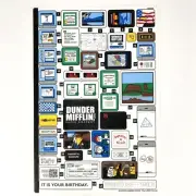 LEGO STICKER SHEET #1 21336 The Office Stickers Decals CUUSOO Ideas
