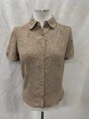 ANNE KLEIN BLOUSE/SIZE MEDIUM /NEW WITH TAG/RETAIL$119/Chiffon