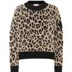 全新真品  MONCLER LEOPARD WOOL AND CASHMERE 豹紋 毛衣