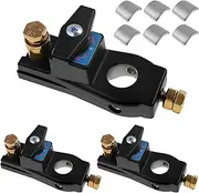 3Pcs Battery Disconnect Switch, 12V 24V Battery Power Cut Isolator Kill Switch, Universal Heavy Duty Battery Shut Off Switch, Quick Disconnect for Car, Truck, RV and Boat