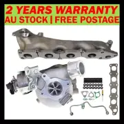 Billet Turbo+Genuine Manifold,Oil Feed Pipe For Mitsubishi Triton MR 4N15 2.4L