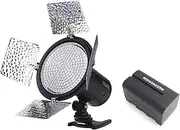 Yongnuo YN216 YN216 Pro LED Video Light Canon Nikon DSLR Cameras DV and Video Cameras 3200K-5500K Color Temperature + WINGONEER NP-F770 Battery and Battery Charger