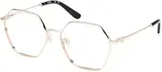[GUESS] GU50184 028 Shiny Rose Gold 56/16/140 Women's Glasses, 028 Shiny Rose Gold, 56/16/140