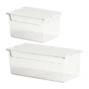 Under Desk Storage Drawer Transparent Attachment for Closet Office Classroom