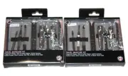 LOT (2) JAPONESQUE TRAVEL MANICURE KIT CLIPPER NIPPER SCISSORS PUSHER TWEEZER