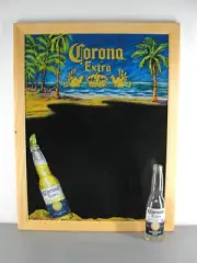 CORONA BEER CHALKBOARD MENU SPECIAL BOARD SIGN BAR MANCAVE WOOD FRAME BRAND NEW