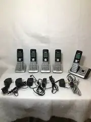 VTech Phones &Docking Stations Set of 5 w/Answering Machine