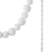 Snowball Christmas Garland 4 Feet