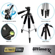 Professional 57" Inch Portable Camera Tripod Stand for All DSLRs Camcorders
