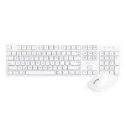 Bonelk KM-314 Wireless Keyboard & Mouse Combo - White Slim [ELK-61013-R]