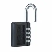 Security Combination Lock 4 Digits Lock Key Padlock Anti Rust