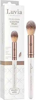 Luvia Professional Make-Up Brush, Highlighter, Round Brush, Vegan Cosmetic Brush, 218 // Glow Pro - Elegance