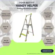 DR LADDER - HANDY HELPER 4 STEPS ALUMINIUM LADDER (EN131)