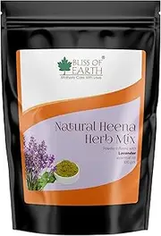 Herbal Henna For Hair Lavender, Blended With Herbs Amla, Neem, Babul Gum and & Lavender Essential Oil For Long Lasting Hair Color, Hair Nourishment, 100gm