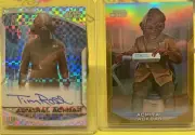 2020 Star Wars Chrome Perspectives Admiral Ackbar LOT (Auto/99 on card ,Gold/50)