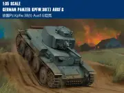 GERMAN Panzer KPFW.38(T) Ausf.G 1/35 tank HobbyBoss model kit 80137