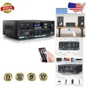 Upgraded 2.0 Channel Home Audio Amplifier with Remote & MIC inputs