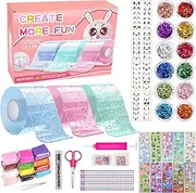 Nano Tape Bubble Kit for Children - 67 Pieces DIY Nano Tape Bubble Set, Squishy Toy Craft Set, Super Elastic Nano Adhesive Tapes for Stress Relief and Fun, Fidget Toys and Party Favours Gifts