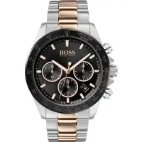 在飛比找momo購物網優惠-【HUGO BOSS】德式競速計時腕錶小勞系列 玫瑰金 新款