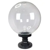 在飛比找momo購物網優惠-【彩渝】350MM PMMA 門柱燈(圓球 戶外球形柱頭燈 